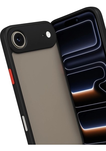 Iphone 17 Air Kılıf Montreal Silikon Kapak - Siyah modelleri