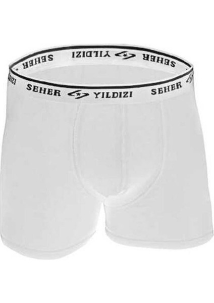 Erkek Beyaz-Gri Pamuklu Boxer – Rahat ve Esnek Iç Giyim