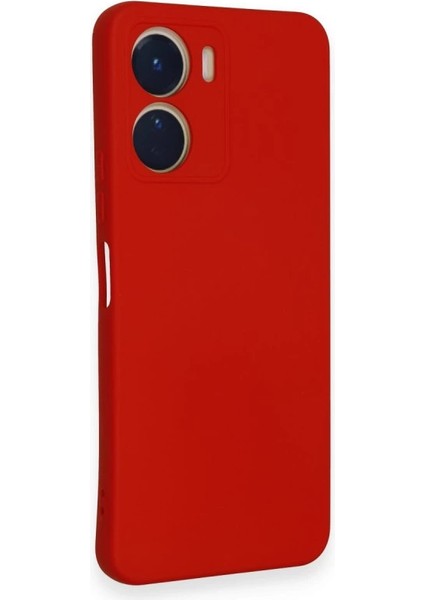 Vivo Y16 Kılıf Nano Içi Kadife Silikon - Kırmızı fiyatları