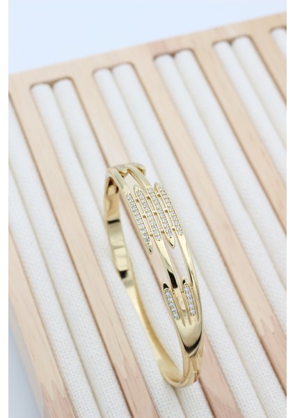 Stil Incisi/xupıng Jewelry Floria Zirkon Taşlı Kelepçe fiyatları