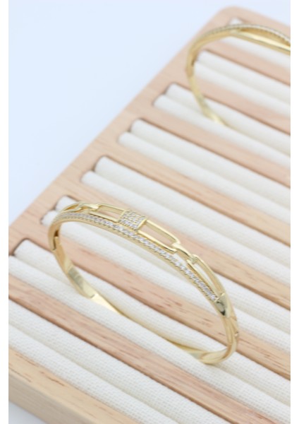 Stil Incisi/xupıng Jewelry Amora Zirkon Taşlı Kelepçe