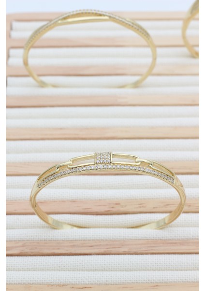 Stil Incisi/xupıng Jewelry Amora Zirkon Taşlı Kelepçe modelleri