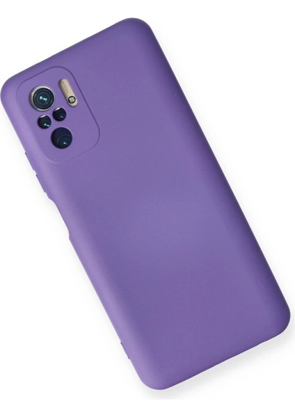 Xiaomi Redmi Note 10 Kılıf Nano Içi Kadife Silikon - Mor modelleri