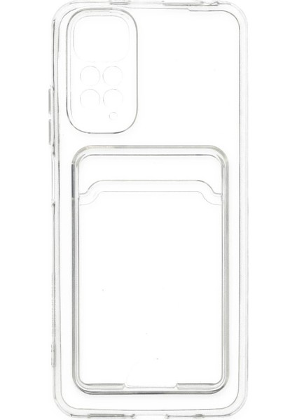 Xiaomi Redmi Note 11 Kılıf Kart Şeffaf Silikon - Şeffaf indirimleri