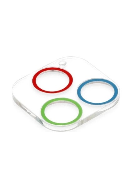 Iphone 13 Pro Max Renkli Kamera Lens Koruma Cam - Mavi-Yeşil modelleri