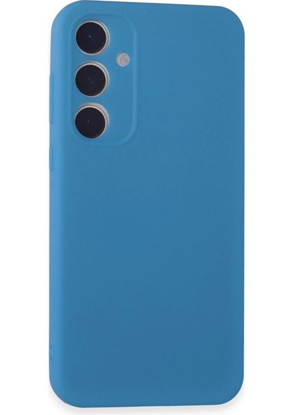 Newface Samsung Galaxy A55 5g Kılıf First Silikon - Mavi