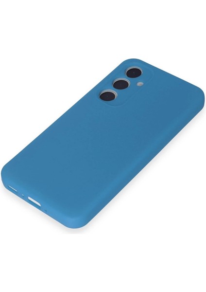 Newface Samsung Galaxy A55 5g Kılıf First Silikon - Mavi fırsatları