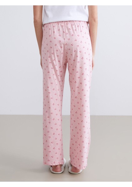 Peak Yeni Sezon Beli Lastikli Desenli Kadın Pijama Altı fırsatları