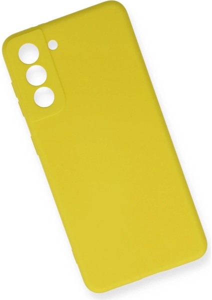 Samsung Galaxy S21 Fe Kılıf Nano Içi Kadife Silikon - Sarı fiyatları