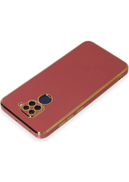 Xiaomi Redmi Note 9 Kılıf Volet Silikon - Kırmızı modelleri