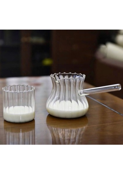 Isıya Dayanıklı Cam Cezve Şeritli fiyatları