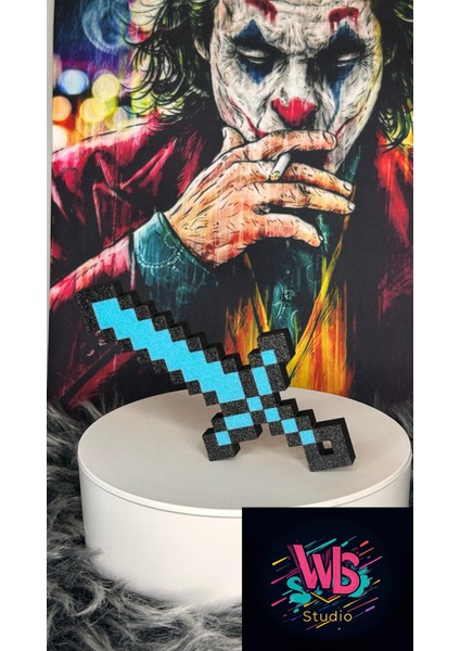 Minecraft Elmas Kılıç Figür | Organik | Yeni Nesil Oyuncak 12CM modelleri