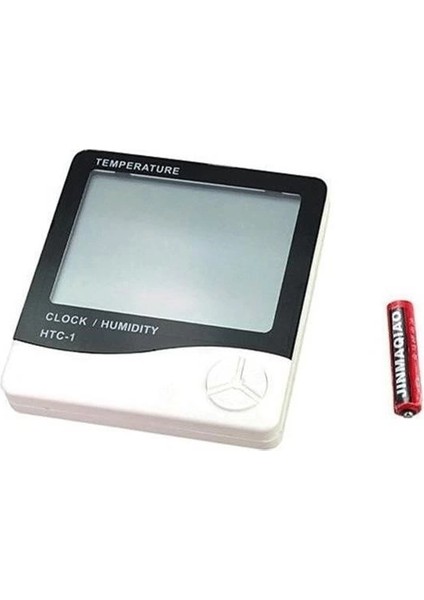 Bebek Odası Masaüstü Dijital Termometre Nem Ölçer Higrometre Saat fırsatları