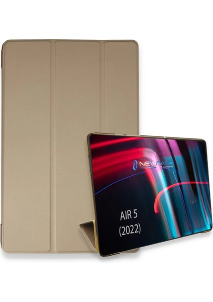 OMR02 iPad Air 5 (2022) Kılıf Tablet Smart Kılıf - Gold