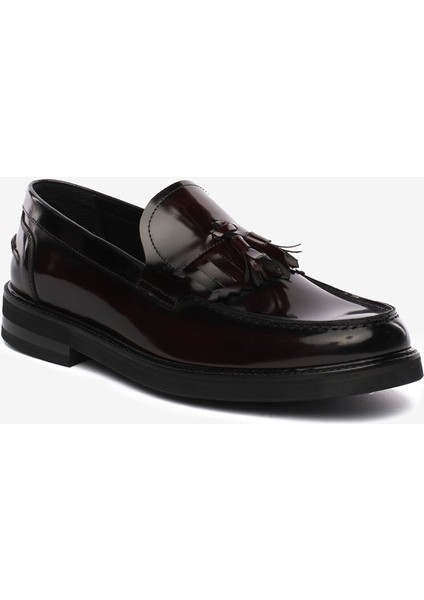 Erkek Bordo Hakiki Deri Loafer Ayakkabı 5K1UA64729 fiyatları