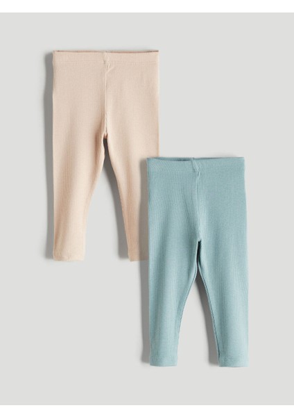 Izr Yeni Sezon Beli Lastikli Erkek Bebek Tayt 2'li