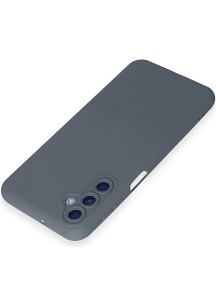 Samsung Galaxy M14 5g Kılıf Nano Içi Kadife Silikon - Gri modelleri