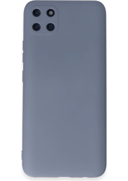 Realme C11 Kılıf Nano Içi Kadife Silikon - Gri