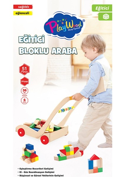 Ahşap Eğitici Bloklu Ilk Arabam fiyatları