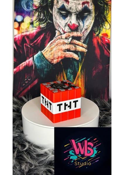 Minecraft Tnt Figür | Organik | Yeni Nesil Oyuncak