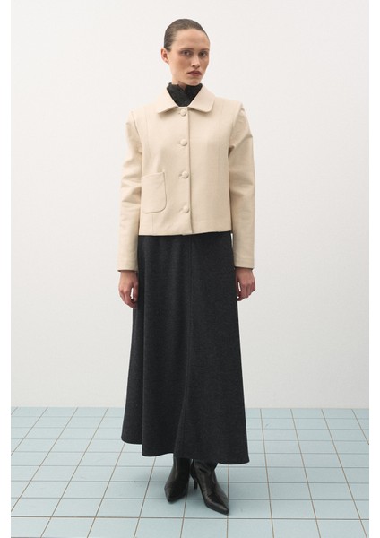 Kısa Deri Ceket Bej fiyatları