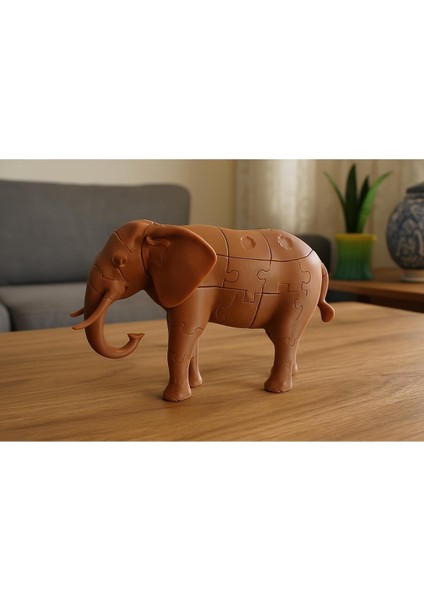 3D Puzzle Fil Figürü – 45 Parça, Dekoratif ve Eğlenceli, Çocuklar ve Koleksiyon Için Ideal Oyuncak modelleri