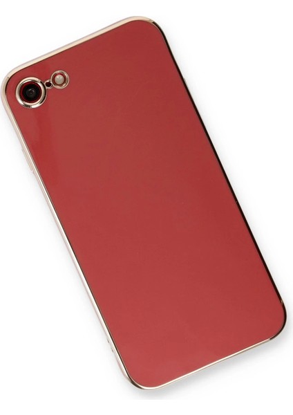 Iphone 7 Kılıf Volet Silikon - Kırmızı modelleri