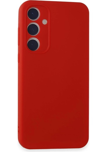 Newface Samsung Galaxy A55 5g Kılıf First Silikon - Kırmızı