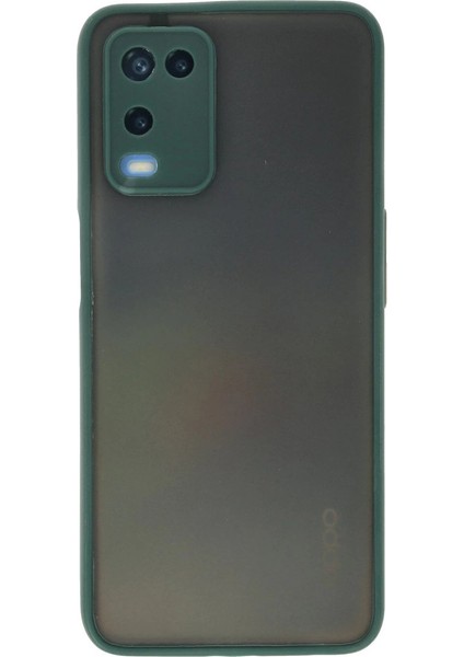 Oppo A54 4g Kılıf Montreal Silikon Kapak - Yeşil