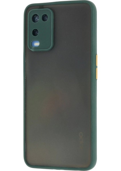 Oppo A54 4g Kılıf Montreal Silikon Kapak - Yeşil modelleri