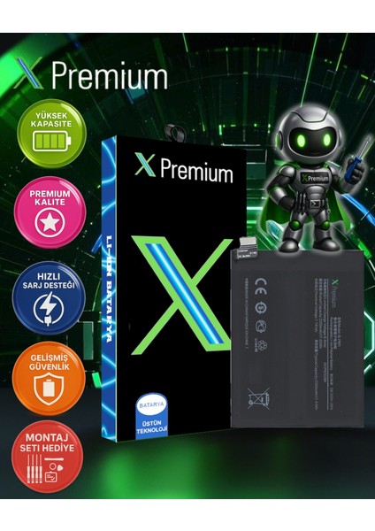 Xpremium ONEPLUS8T Uyumlu Batarya Pil Süper Yüksek Kalite BLP801