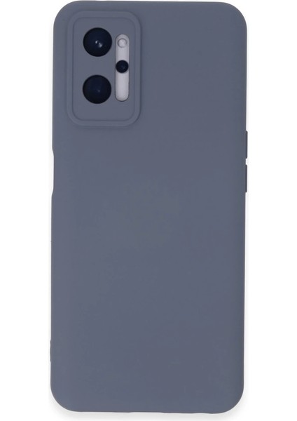 Realme 9i 4g Kılıf Nano Içi Kadife Silikon - Gri