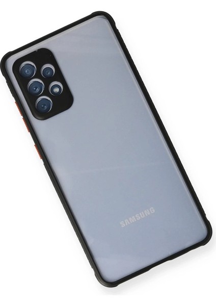 Samsung Galaxy A72 Kılıf Miami Şeffaf Silikon - Siyah modelleri