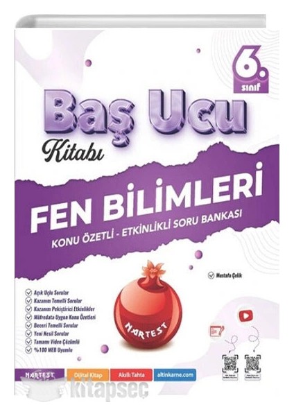6.sınıf Fen Bilimleri Başucu Kitabı Konu Özetli Soru Bankası