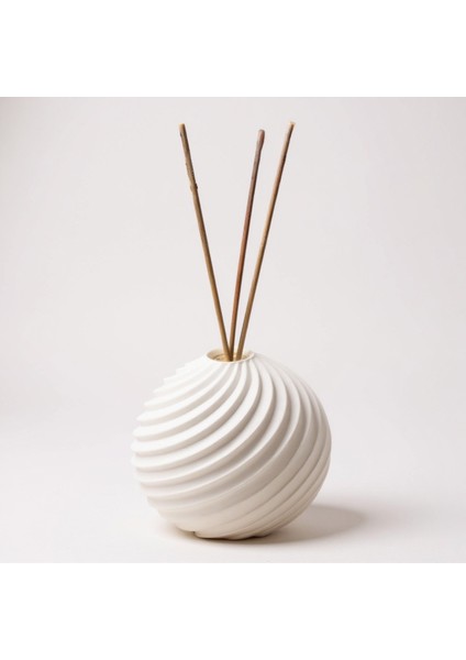 Spiral Desenli Dekoratif Tütsülük – Modern ve Minimal Tasarım, Şık Ev Aksesuarı