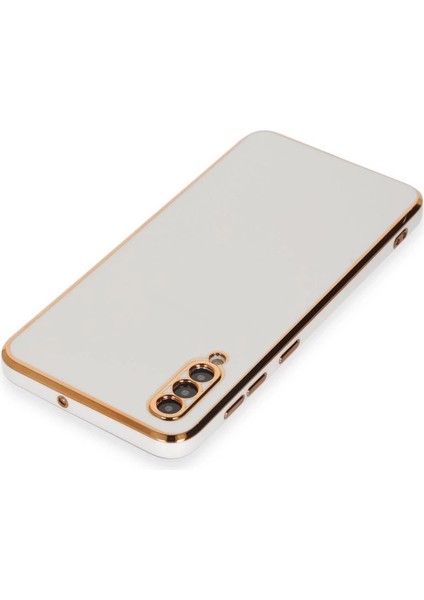 Samsung Galaxy A50 Kılıf Volet Silikon - Beyaz fırsatları