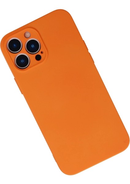 Iphone 13 Pro Kılıf Nano Içi Kadife Silikon - Turuncu fiyatları