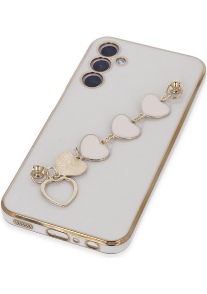 Samsung Galaxy A24 4g Kılıf Esila Silikon - Beyaz