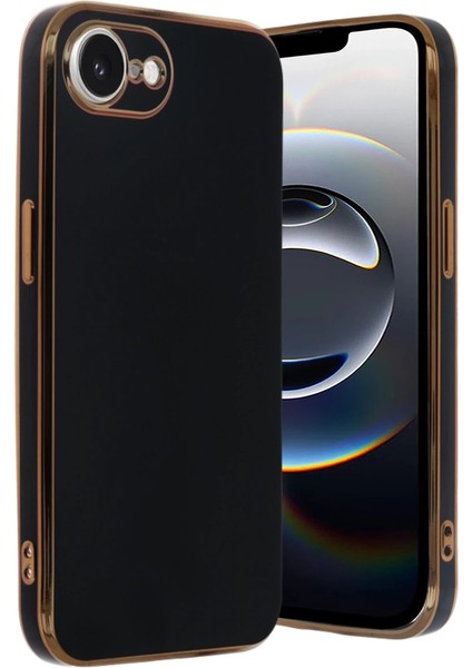 Iphone 16E Kılıf Volet Silikon - Siyah