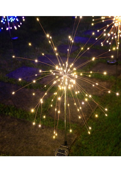 2 Li 40 Tel 120 LED Güneş Enerjili 8 Mod Solar Animasyonlu Bahçe Balkon Parti Süsleme Peri LED Topu indirimleri