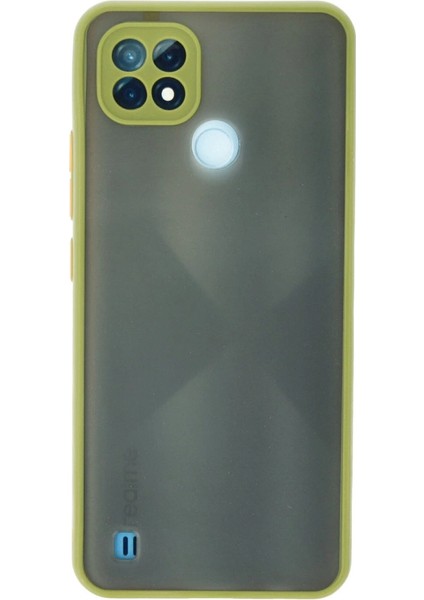 Realme C21 Kılıf Montreal Silikon Kapak - Açık Yeşil