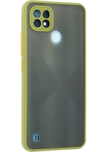 Realme C21 Kılıf Montreal Silikon Kapak - Açık Yeşil modelleri