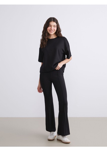 Yeni Sezon Beli Lastikli Kadın Tayt Pantolon