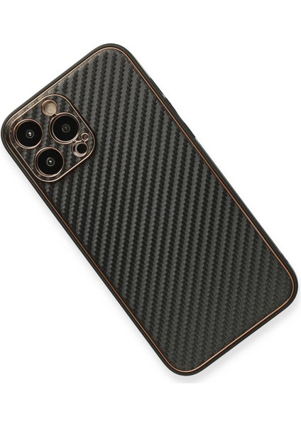 Iphone 13 Pro Max Kılıf Coco Karbon Silikon - Siyah modelleri