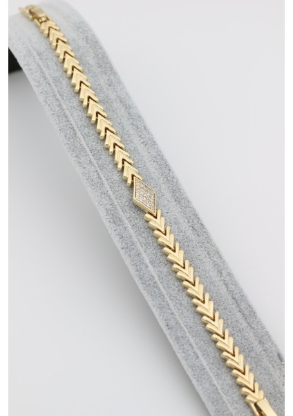 Stil Incisi/xupıng Jewelry Üçgen Zirkon Taşlı Bileklik modelleri