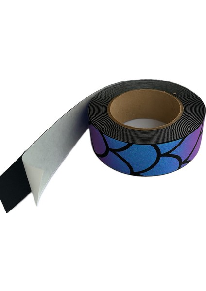 Denizkızı Yapışkanlı Yaratıcı Eğlenceli El Işi Kumaş Şerit Bant Mavi