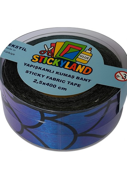 Denizkızı Yapışkanlı Yaratıcı Eğlenceli El Işi Kumaş Şerit Bant Mavi fiyatları