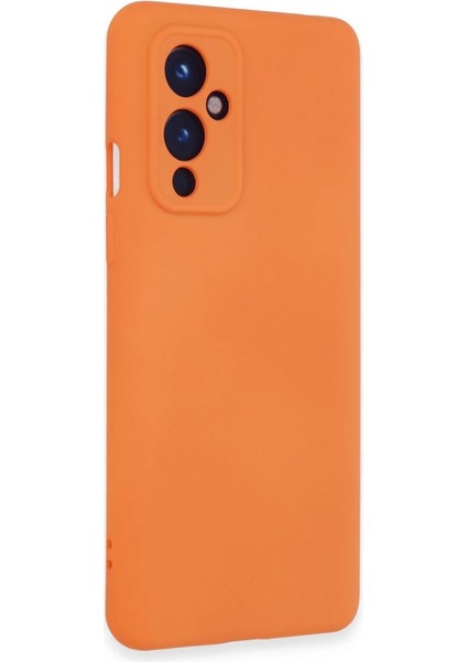 One Plus 9 Kılıf Nano Içi Kadife Silikon - Turuncu fiyatları