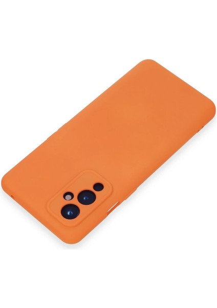 One Plus 9 Kılıf Nano Içi Kadife Silikon - Turuncu modelleri