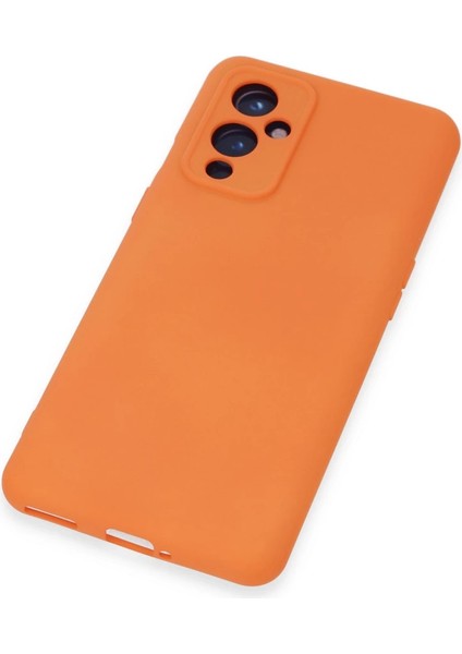 One Plus 9 Kılıf Nano Içi Kadife Silikon - Turuncu fırsatları